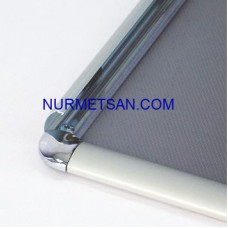 Rondo Köşe Oval Alüminyum Çerçeve - A4 21x29 32MM