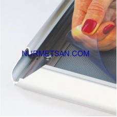 Tik Tak Çerçeve - Rondo Köşe Oval Alüminyum Çerçeve - A2 42x59,4 32MM