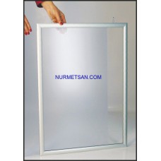 Tik Tak Çerçeve - Sürgülü Çerçeve A1 59X84CM Çift Taraflı