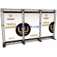 Crown Truss Stand Banner Düz Üçlü 120cm+120cm+120cmx240cm