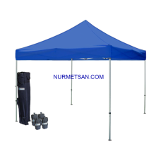 Gazebo Tente Tavan 3×3 mt - Katlanabilir Stand - Tanıtım Fuar Çadırı