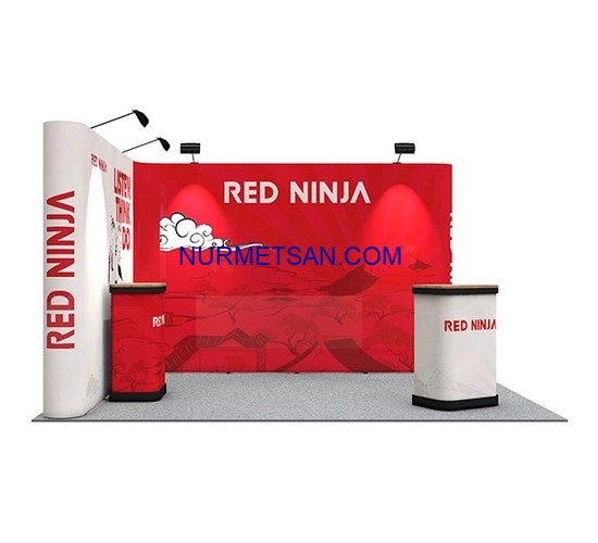 Pop Up Stand L Köşe Corner 3x4 Panel