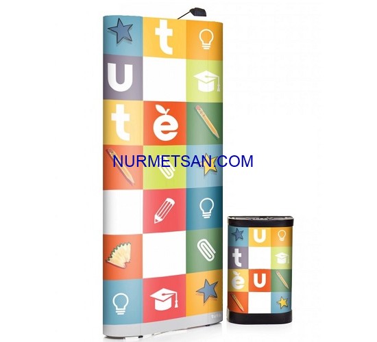 Pop Up Stand Uzun - Yüksek Model Düz 4x1 Pop Up Stand Uzun - Yüksek Model Düz 4x1